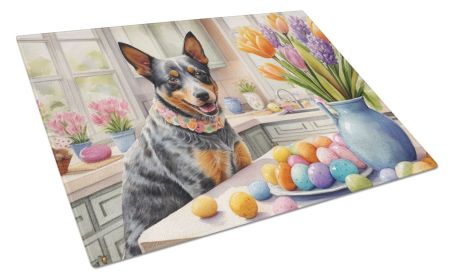 NEW Decorating Easter Australian Cattle Dog Glass Cutting Board Decorative Tempered Glass Kitchen Cutting and Serving Board Large Size Chopping Board
