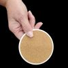 Hippie Animal Pelican Large Sandstone Coasters Pack of 4 Absorbent Round Coasters Decor Gifts for Men or Women, 4 in, Multicolor