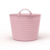 4 Pack Flex Storage Bin, Pink