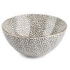 (2 pack) Large Stoneware Bowl, Dot Collection