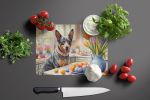 NEW Decorating Easter Australian Cattle Dog Glass Cutting Board Decorative Tempered Glass Kitchen Cutting and Serving Board Large Size Chopping Board