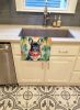 French Bulldog Luau Kitchen Towel Dish Cloths Guest Hand Towel Decorative Bathroom Towel for Face,Tea, Dishcloth, Kitchen and Bath