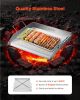 18x16 in Flat Top Griddle Stainless Steel Universal BBQ Grill Pan Cookware